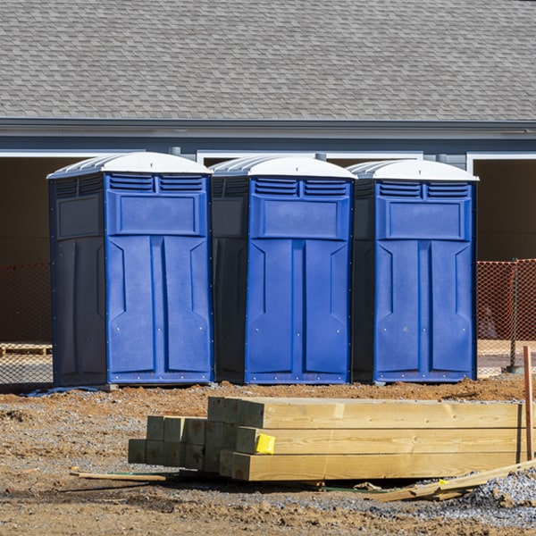 is there a specific order in which to place multiple portable restrooms in Cooperstown WI